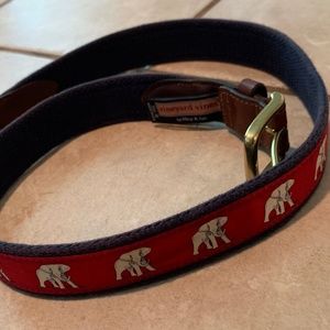 Vineyard Vines Alabama Crimson Tide Belt Size 36